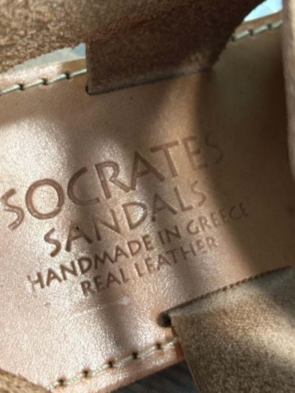 Socrates Sandals Greek Leather Women's Metallic Gold Cutout Winged Sandals - Picture 2 of 11
